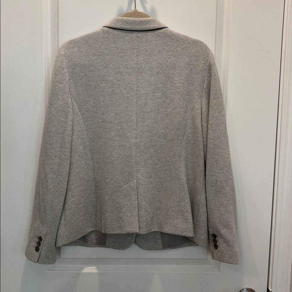 Talbots Women's Textured Gray Blazer - Picture 2 of 6